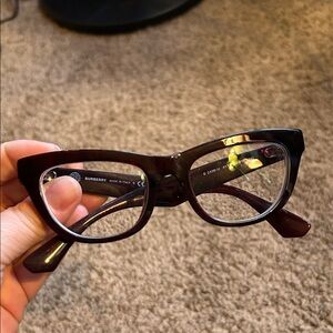 Burberry Dark Brown Cat-Eye Eyeglasses